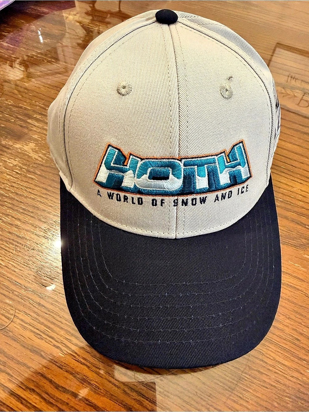 Disney Star Wars Hoth A World of Snow & Ice Snapback Hat AT-AT NWT